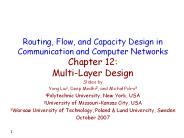 Communications Networks II: Design and Algorithms