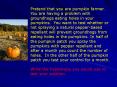 Pretend that you are pumpkin farmer. You are having a problem with groundhogs eating holes in your pumpkins. You want to test whether or not spraying a natural pepper-based repellant will prevent groundhogs from eating holes in the pumpkins. In half of PowerPoint PPT Presentation