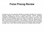 Forex Precog Income System Review