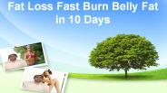 How to lose belly fat in 1week
