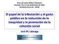 El papel de la tributaci PowerPoint PPT Presentation