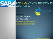 sap mdg online training in usa