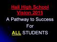 Hall High School Vision 2015 PowerPoint PPT Presentation