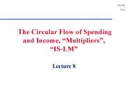 The Circular Flow of Spending and Income, 