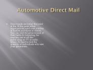 Automotive mailers
