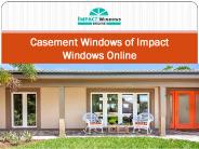 Casement Windows of Impact Windows Online