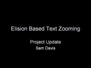 Elision Based Text Zooming