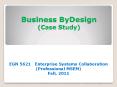 Business%20ByDesign%20(Case%20Study) PowerPoint PPT Presentation