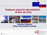 Podpora exportu slovensk