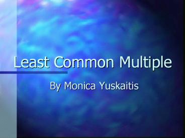 Least%20Common%20Multiple