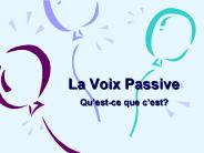 La Voix Passive