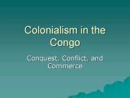 Colonialism in the Congo