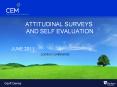 ATTITUDINAL SURVEYS AND SELF EVALUATION PowerPoint PPT Presentation