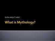 What is Mythology?