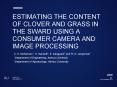 Estimating the content of clover and grass in the sward using a consumer camera and image processing PowerPoint PPT Presentation