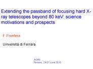 FOCUSING OPTICS WITH MOSAIC CRYSTALS