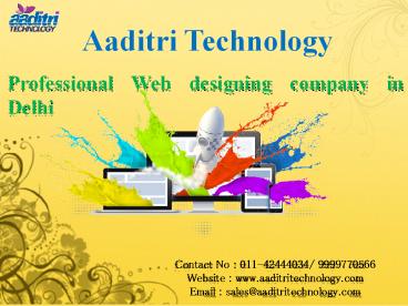 Professional Website designing company in Delhi