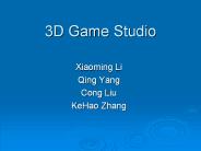 3D Game Studio