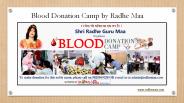 Blood Donation Camp by Radhe Maa