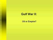 Gulf War II: