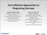 Cost-effective Approaches to Diagnosing Syncope