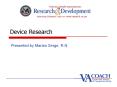 Device Research PowerPoint PPT Presentation