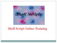 The Best Shell Scripting Online Training With Certification