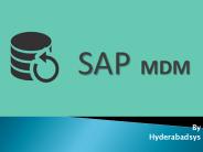 Best SAP MDM Online Training in real time manner
