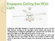 ceiling light Singapore