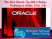 The Best Oracle 11g DBA Online Training in India, USA, UK.