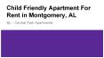 Child Friendly Rental Apartments in Montgomery, AL PowerPoint PPT Presentation