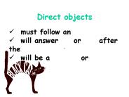 Direct objects