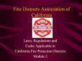 Fire Districts Association of California PowerPoint PPT Presentation