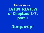 Est tempus...