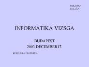 INFORMATIKA VIZSGA
