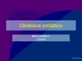 Obdelava podatkov PowerPoint PPT Presentation