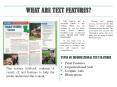 TYPES OF INFORMATIONAL TEXT FEATURES PowerPoint PPT Presentation