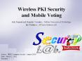Wireless PKI Security and Mobile Voting PowerPoint PPT Presentation