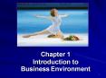 Chapter 1 Introduction to Business Environment PowerPoint PPT Presentation