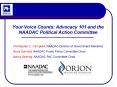 Your Voice Counts: Advocacy 101 and the NAADAC Political Action Committee PowerPoint PPT Presentation