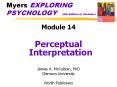 Myers EXPLORING PSYCHOLOGY  (6th Edition in Modules) PowerPoint PPT Presentation