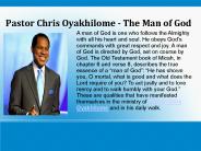 Pastor Chris Oyakhilome
