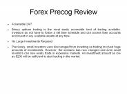 Forex Precog Software Review