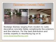 Decorative concrete Dallas