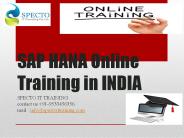 SAP HANA Online training in INDIA