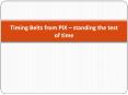 Timing Belts from PIX – standing the test of time PowerPoint PPT Presentation