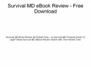Survival MD Review - PDF Free Download