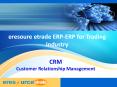 eresource etrade ERP | eresource For Trading Business | CRM Module PowerPoint PPT Presentation