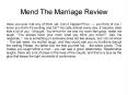 Mend The Marriage Review