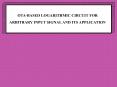 IEEE 2015 VLSI OTA-BASED LOGARITHMIC CIRCUIT FOR ARBITRARY INPUT SIGNAL AND.pptx PowerPoint PPT Presentation